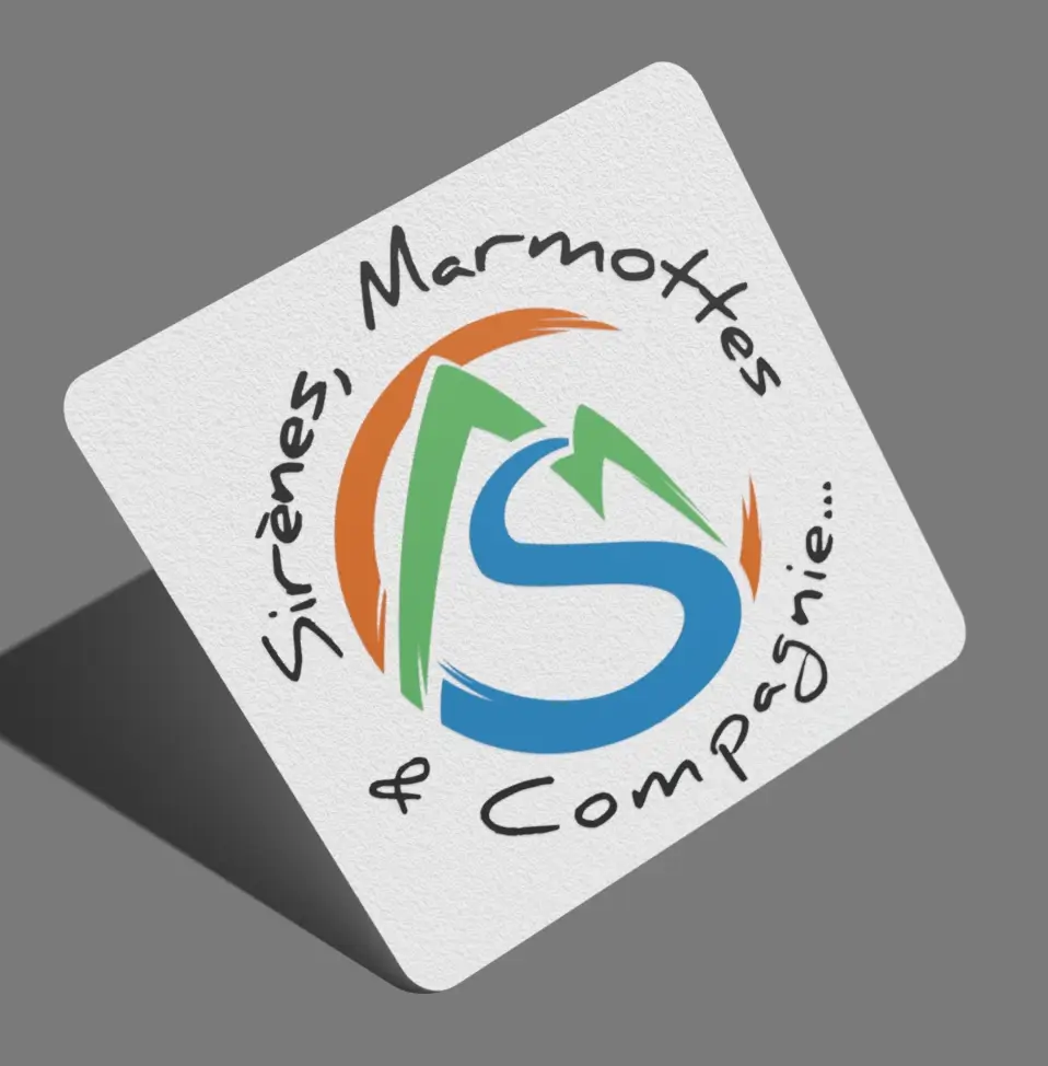 Logo de l'entreprise SMC, un monogramme qui représente un sentier de montagne.