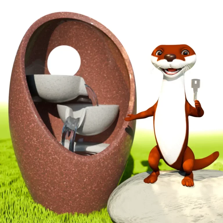 LES LOGICIELS OPEN SOURCE : DES OUTILS PRO ? 2 Une loutre style cartoon propose au lecteur la clé d'accès à une source.